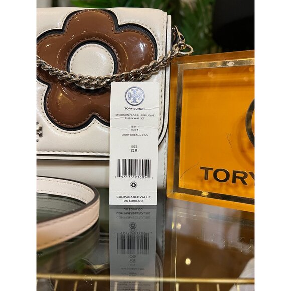 TORY BURCH FLOWER POWER EMERSON HANDBAG  ✺✺ - Picture 9 of 13